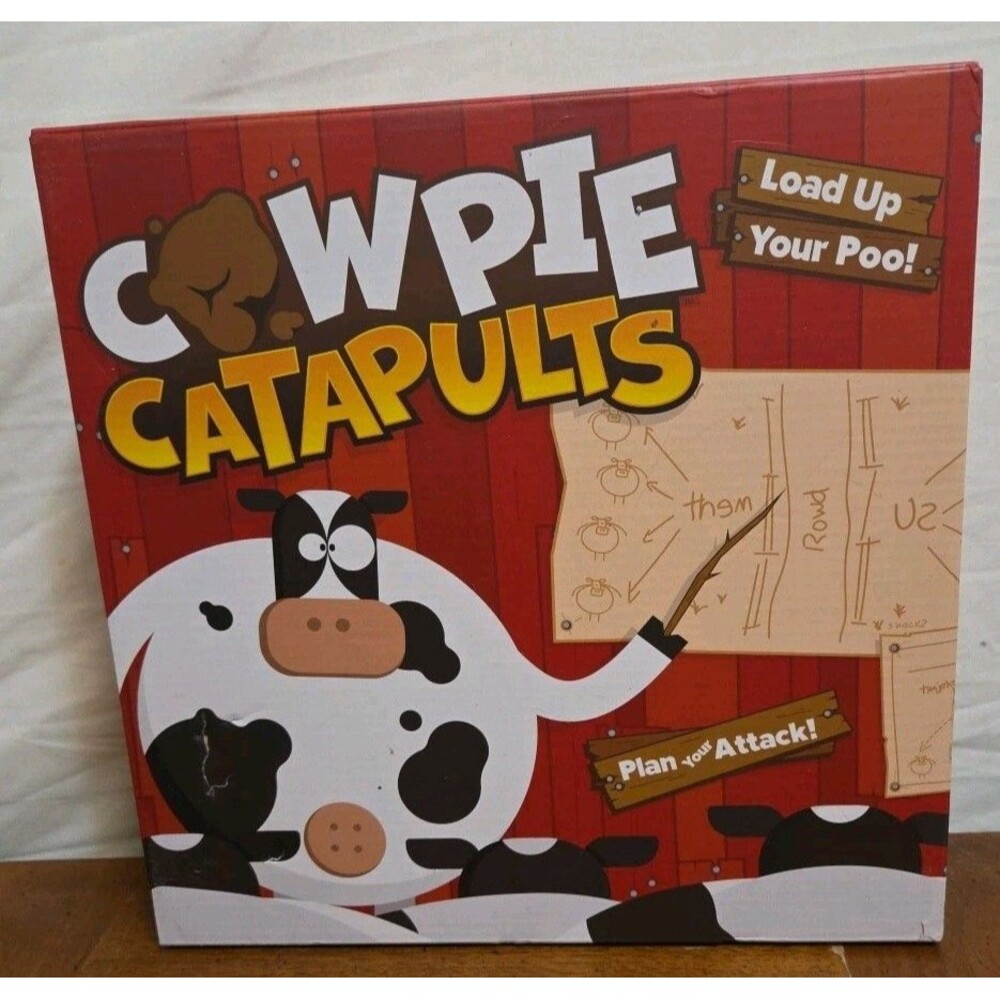 Cowpie Catapults Poo Flippin, Cow Tippin, Battle of the Barnyard 2 player